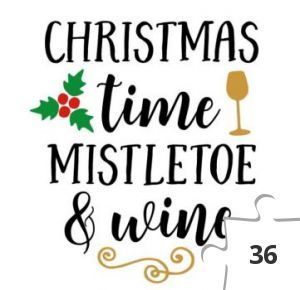 Jigsaw puzzle - Mistletoe & Wine