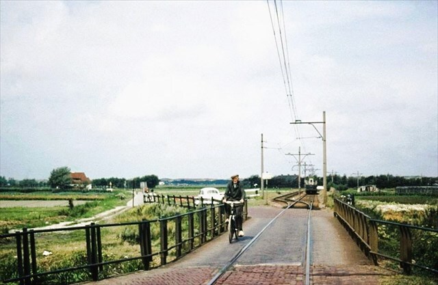 Historische foto van de halte