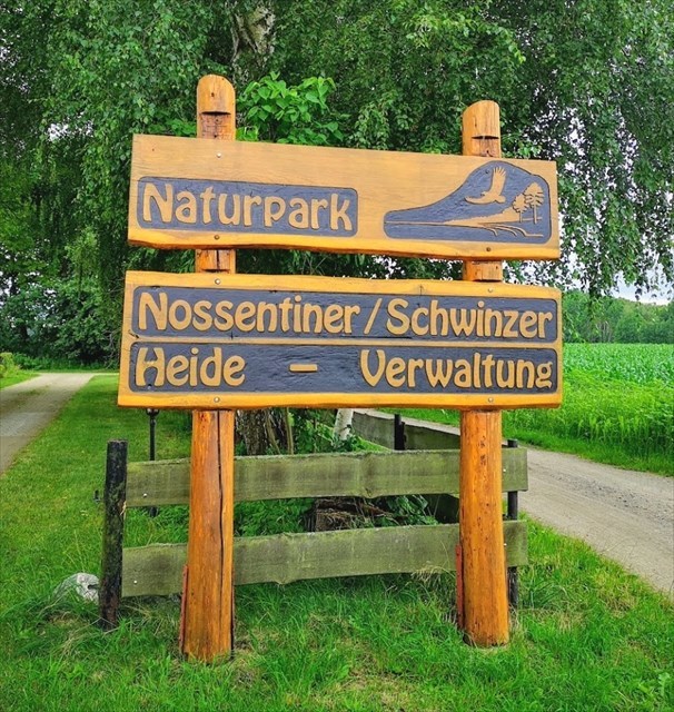 Zufahrt zur Naturpark-Verwaltung
