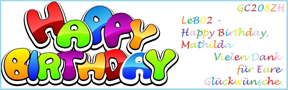 LeB02 - Happy Birthday, Mathilda (GC208ZH)