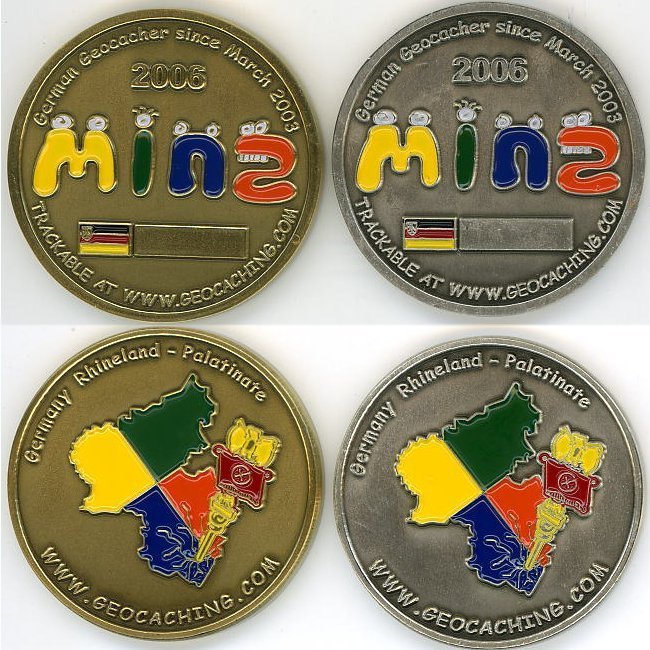 MINZ Personal Geocoin Logbuch