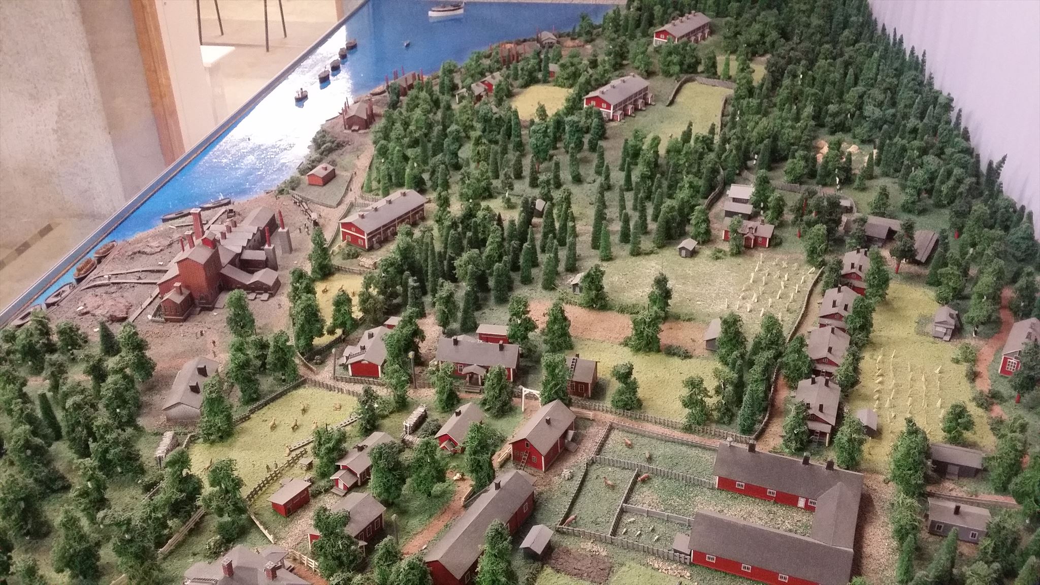 Pienoismalli Sourun rautaruukki