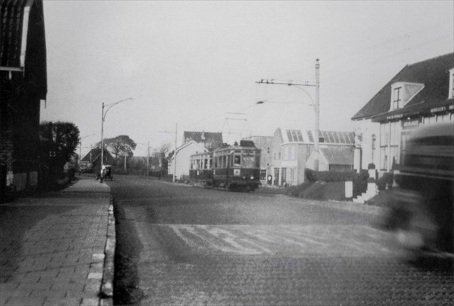 Historische foto van de halte