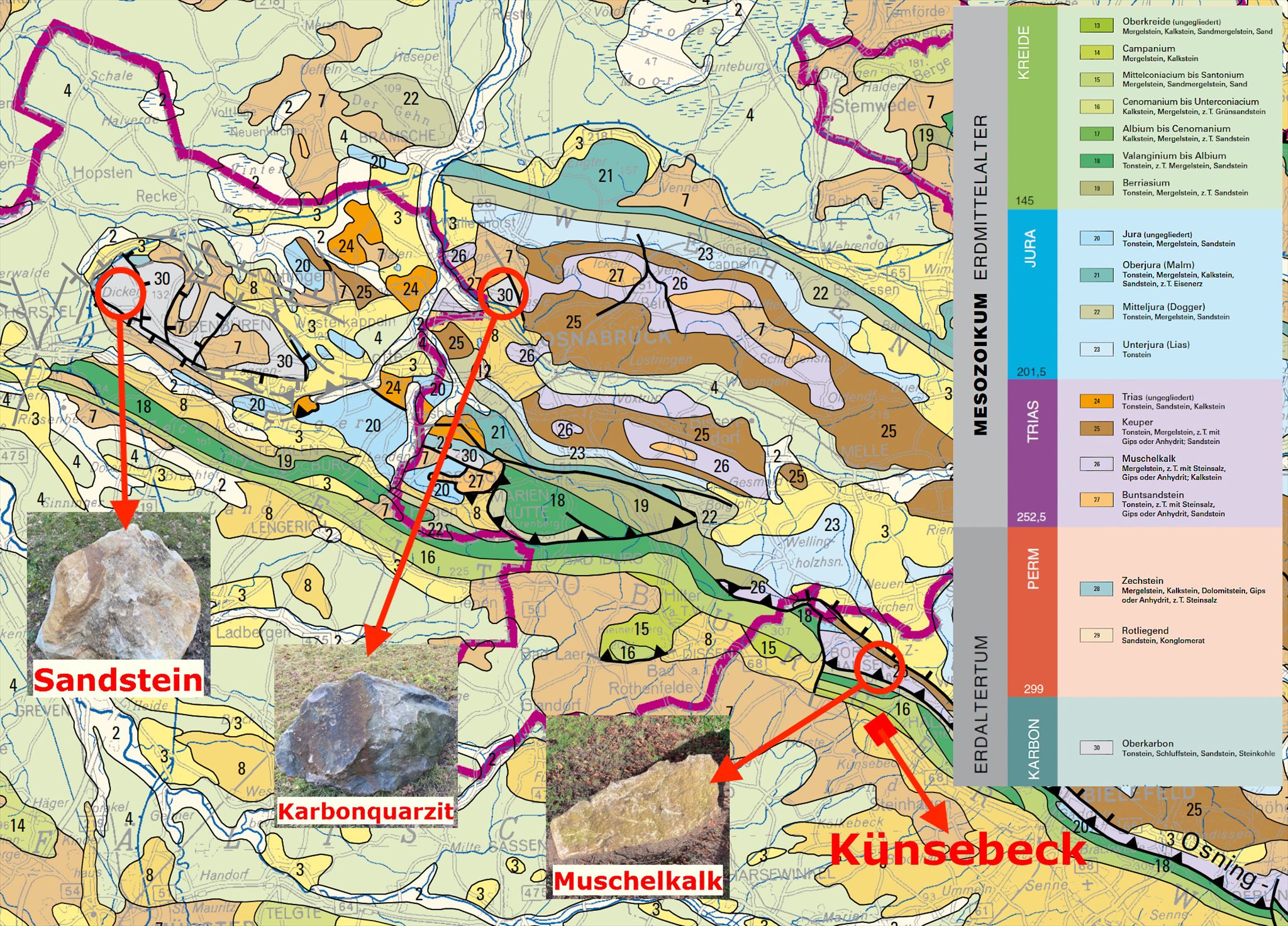 Geologische Karte