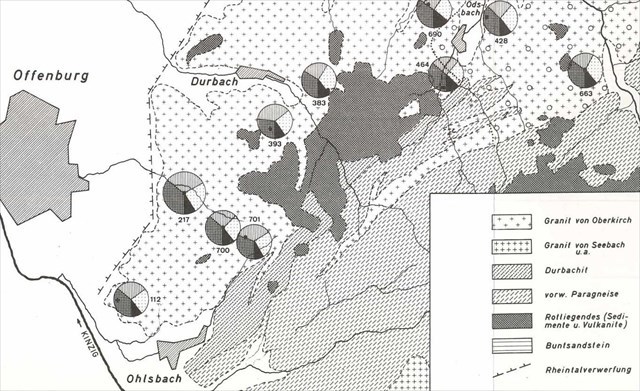 Vorkommen Oberkircher Granit