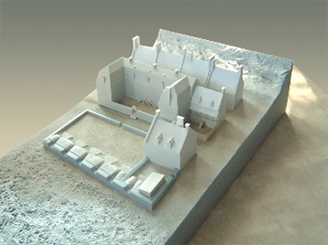 Maquette de la Batterie Dauphine, 1725 Maquette de la Batterie Dauphine, 1725