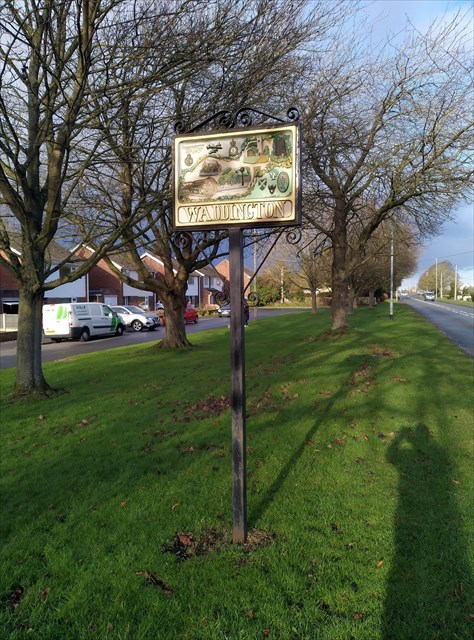 Village Sign, Waddington