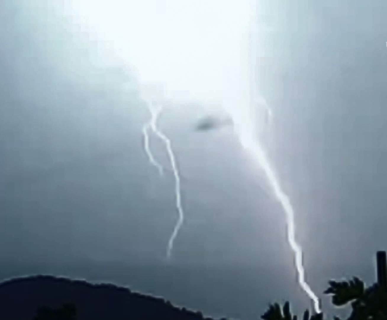 Struck by lightening
