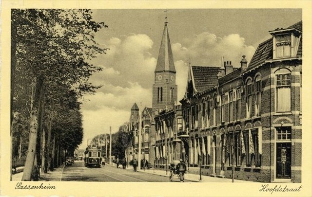 Historische foto van de halte