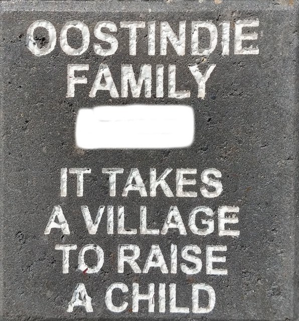 It takes a village to raise a child