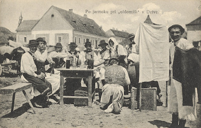 Po jarmoku pri oldomáši v Detve