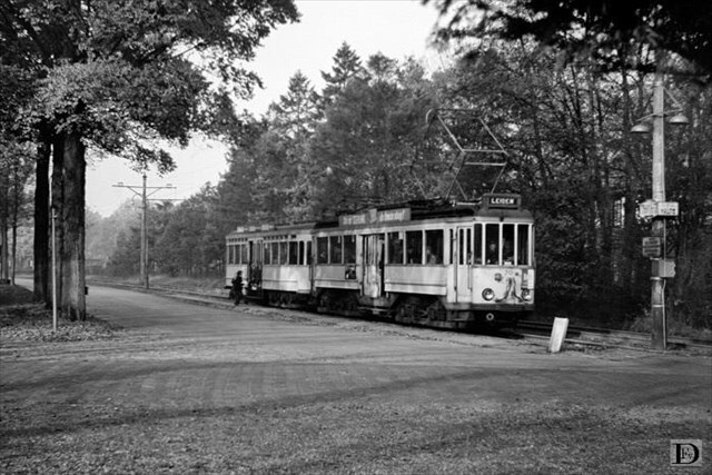 Historische foto van de halte