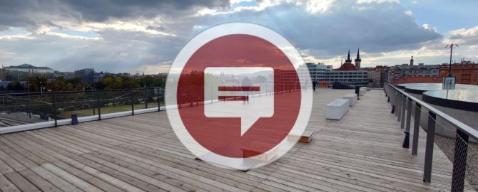 Návštěva vyhlídkové terasy na nádraží Bubny