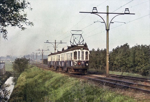 Historische foto van de halte