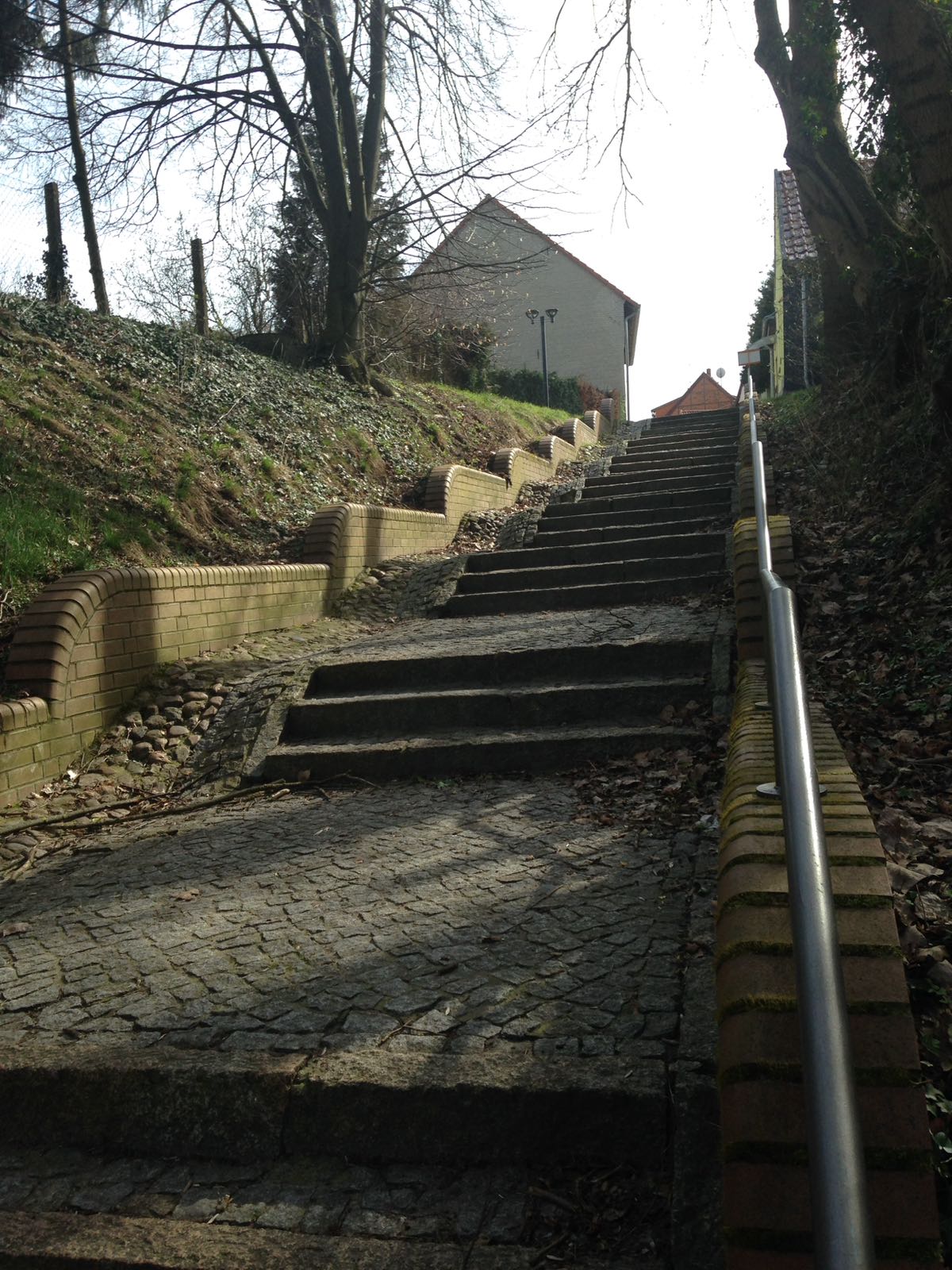 Steintreppe am Horning