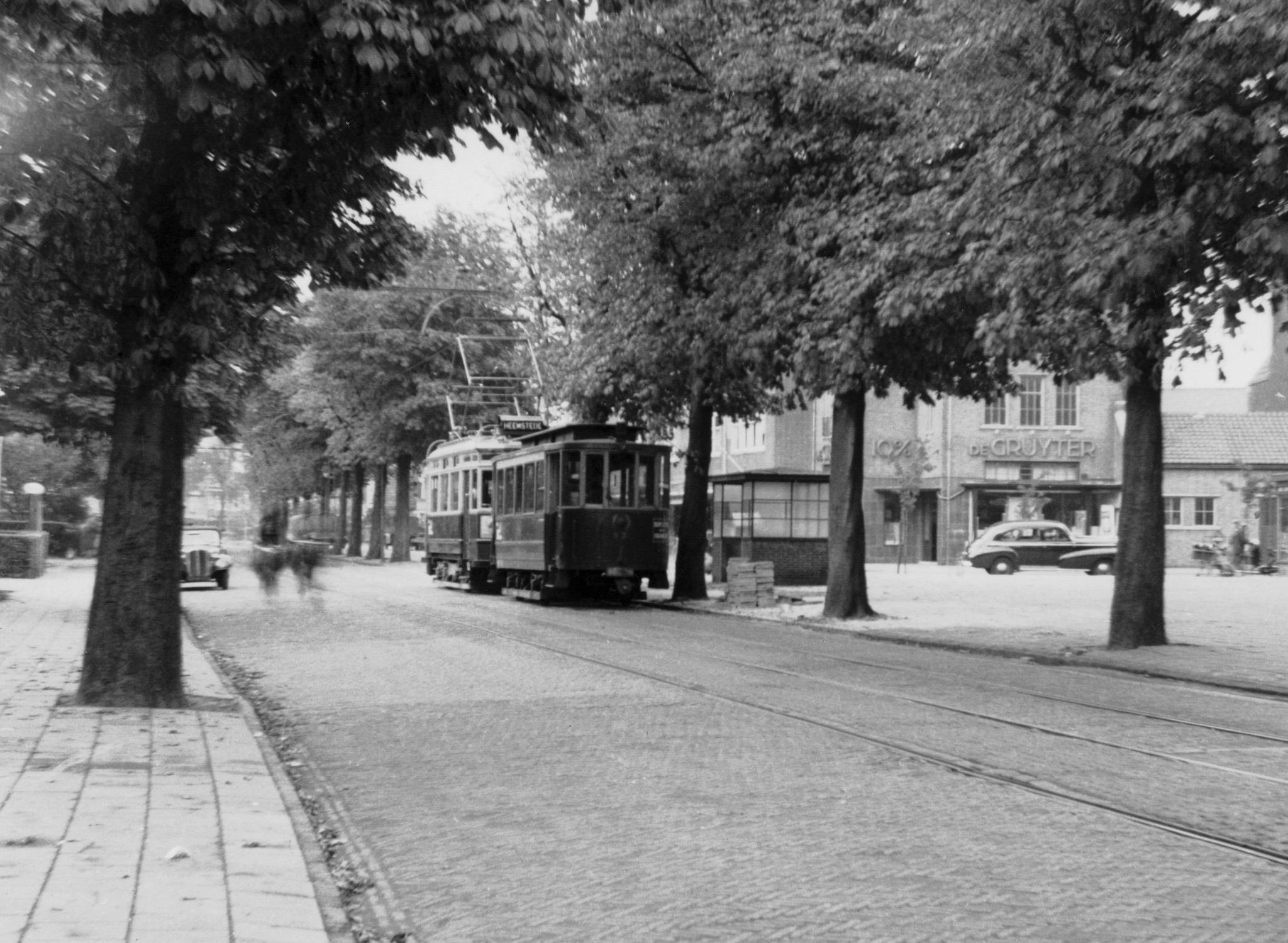 Historische foto van de halte