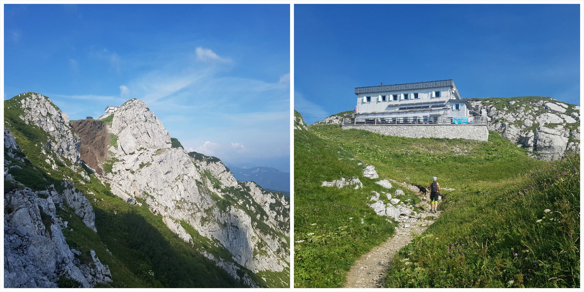 Pogled na Planinski dom Zorka Jelinčiča