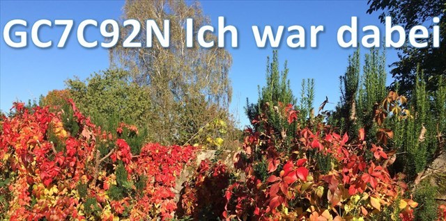 GC7C92N:Herbstevent 2017... ich war dabei