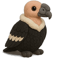 Carlos the Condor - Plush bird watching