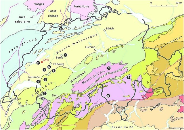 Carte Géologique Suisse