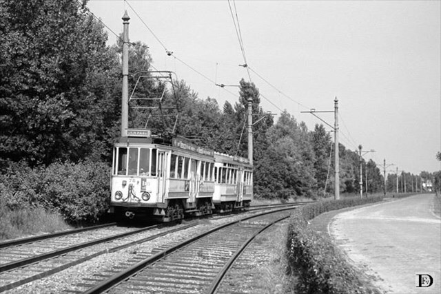 Historische foto van de halte