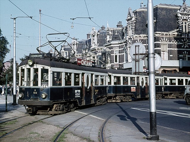 Historische foto van de halte