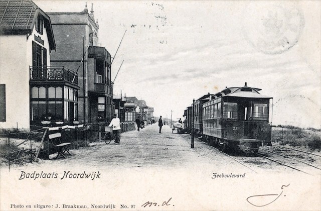 Historische foto van de halte