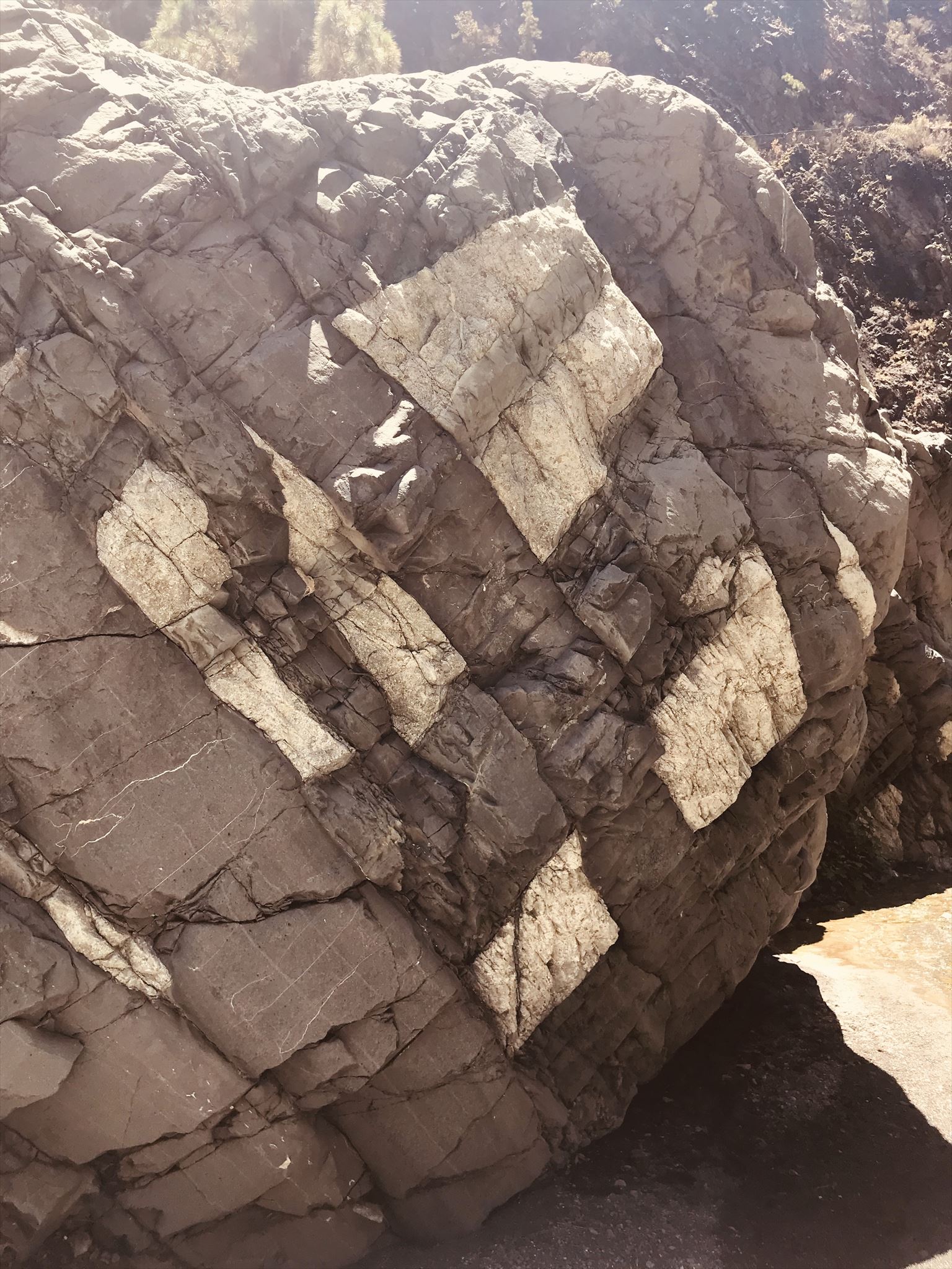 Dykes at Caldera de Taburiente