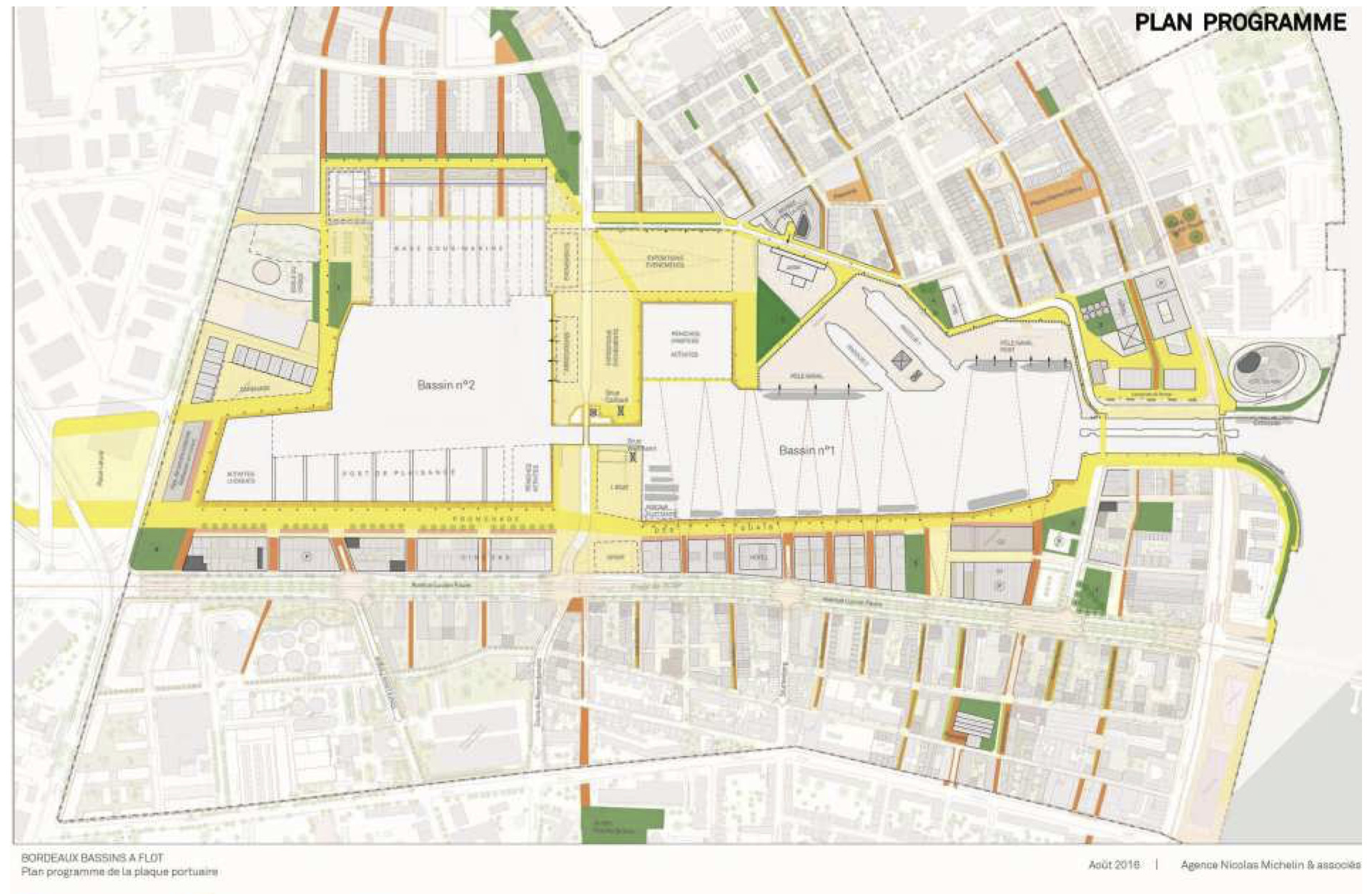 plan de la plaque portuaire