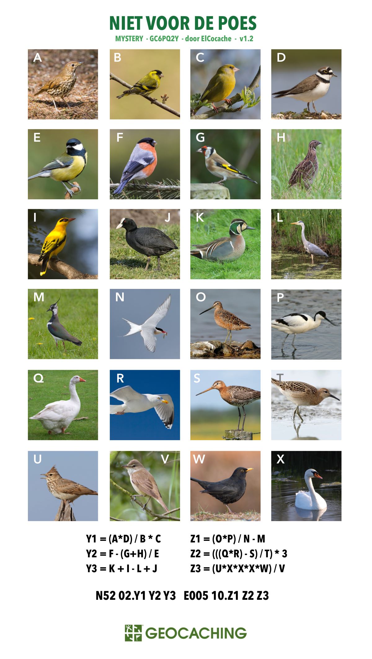 Puzzel GC6PQ2Y - Niet voor de poes