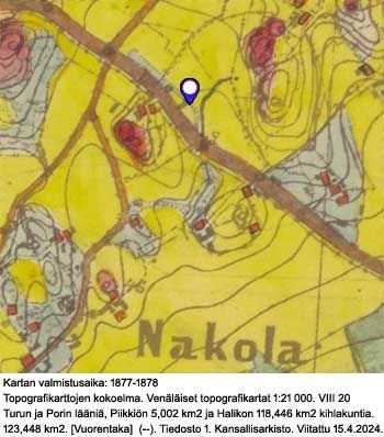 Kartta vuodelta 1877