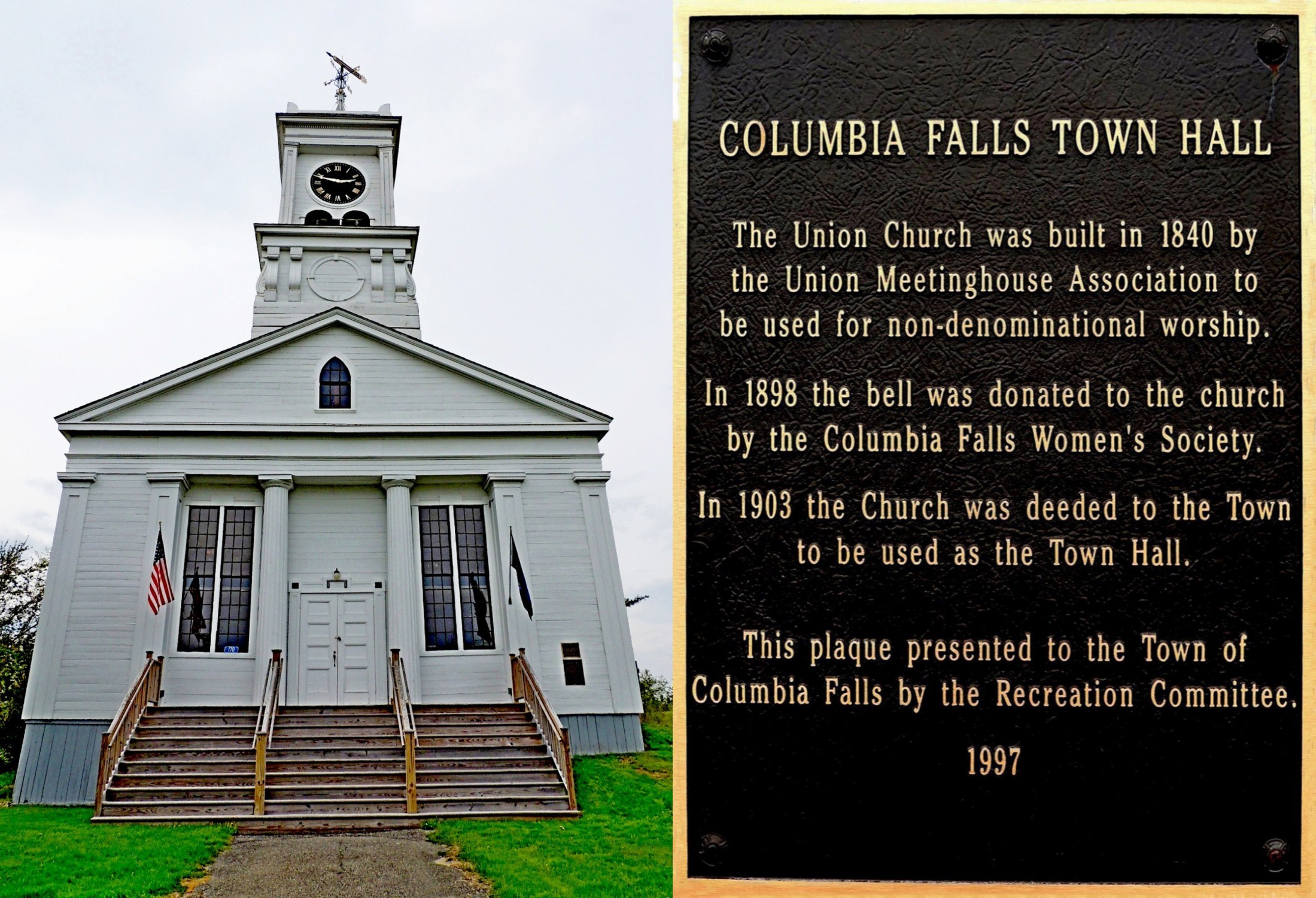 Columbia Falls Town Hall Columbia Falls, Maine Maine Historical