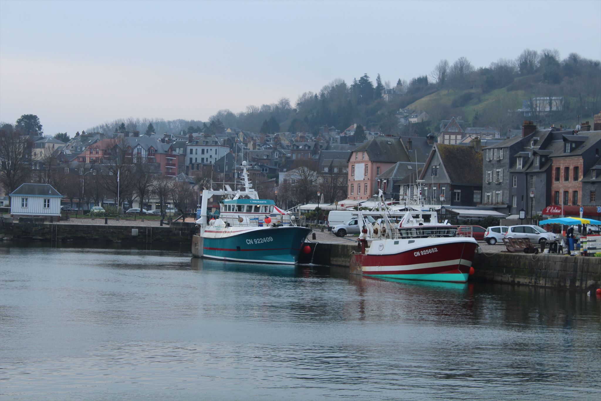 Le Port de Honfleur Manche Calvados France Commercial Fishing