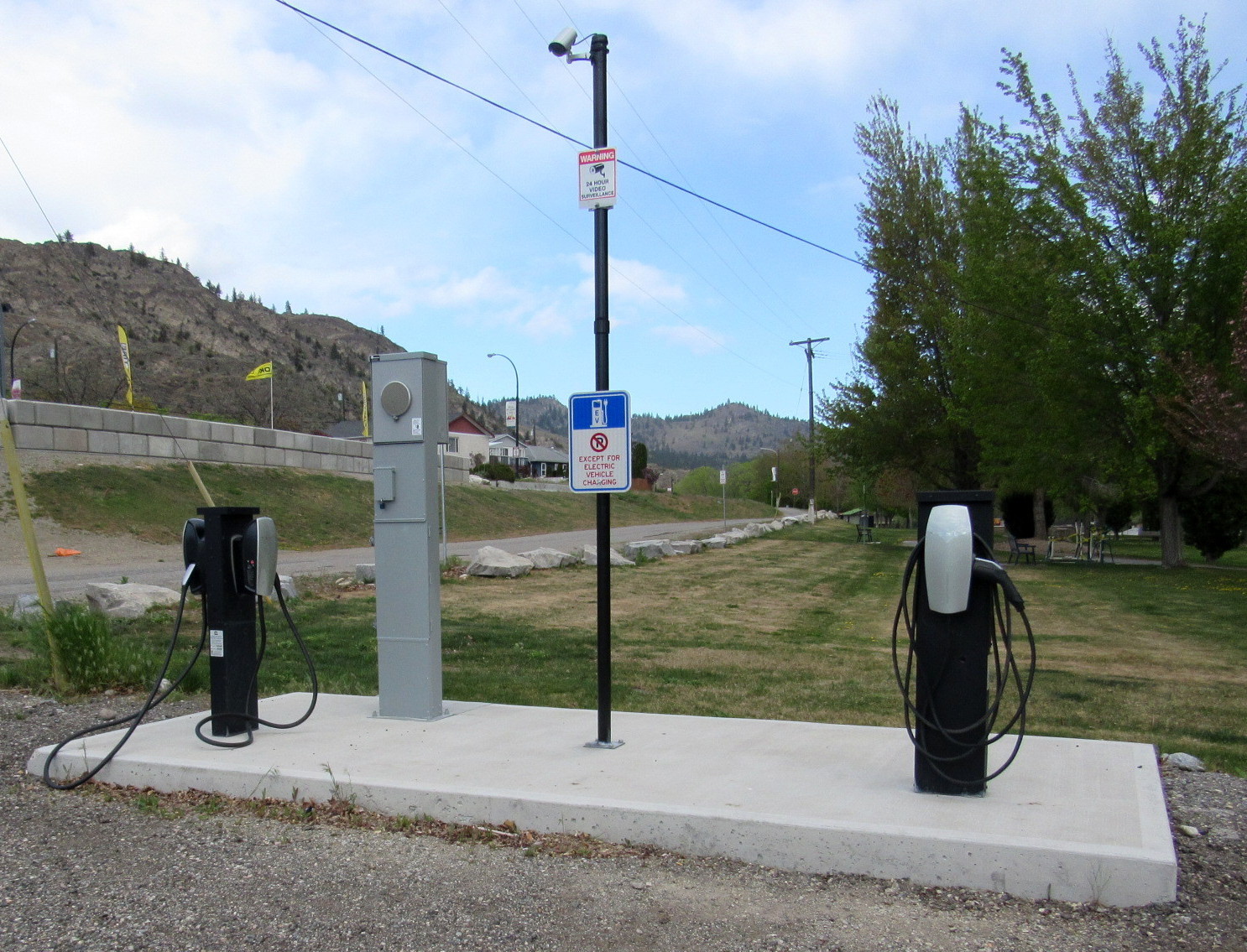 Tesla EV Charging Stations Oliver, British Columbia Electric Car