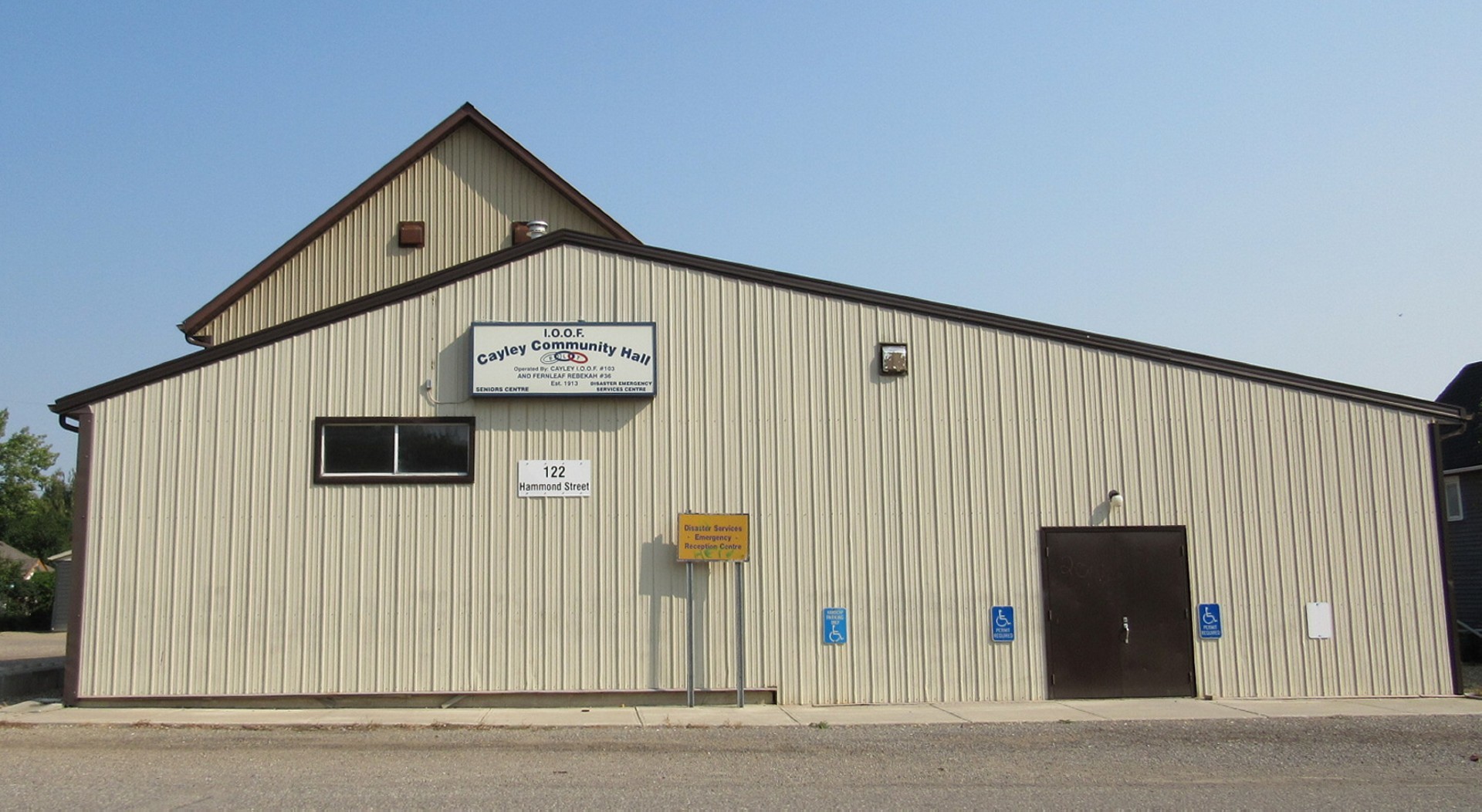 I.O.O.F. Cayley Community Hall Cayley, Alberta Municipal Community