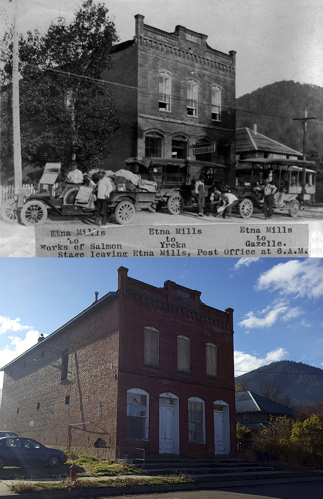 Etna Post Office Etna, CA Photos Then and Now on