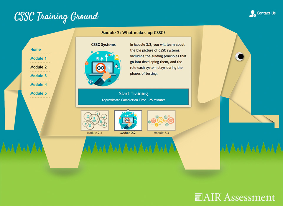 Portfolio - CSSC Training Ground