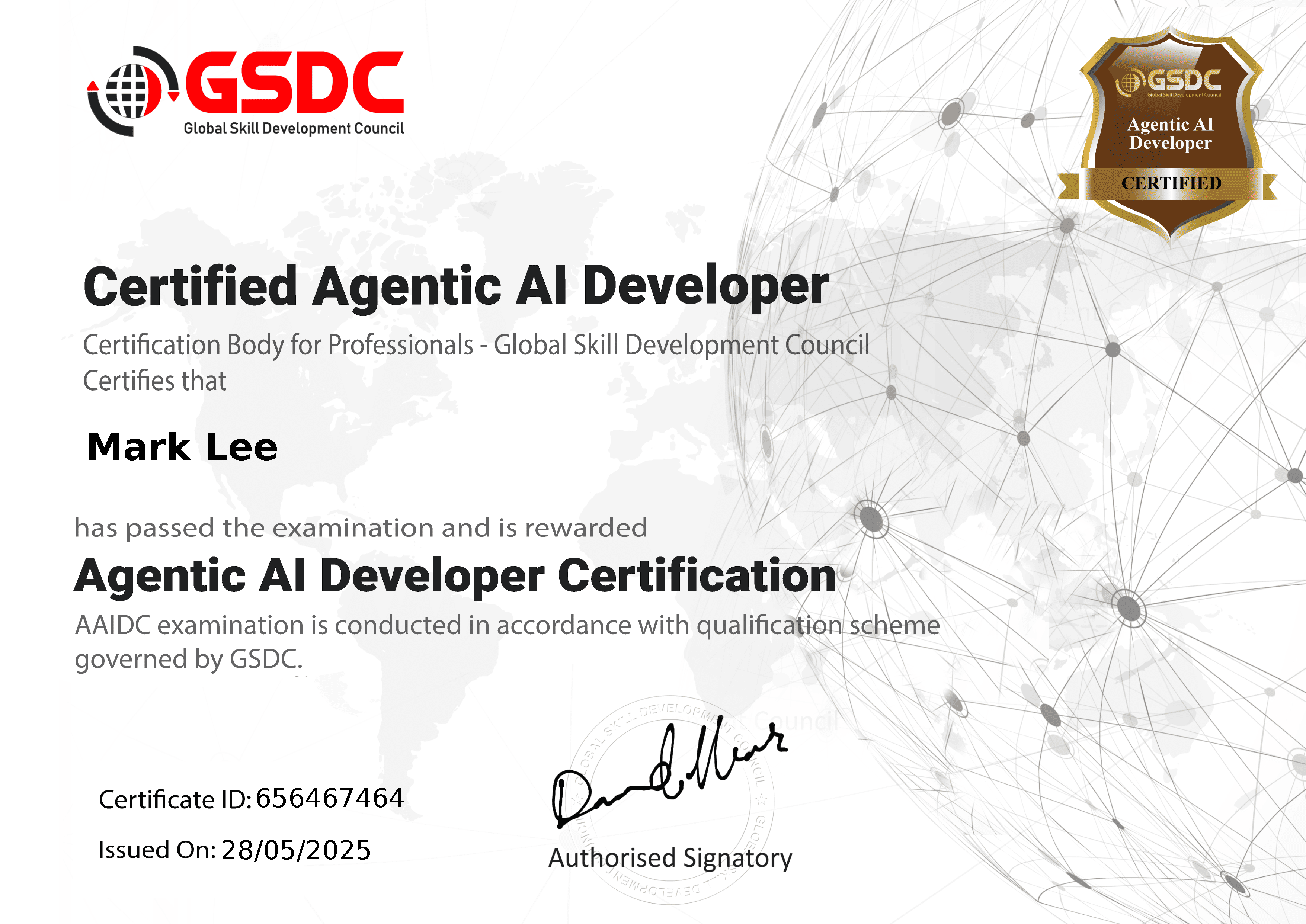Agentic AI Developer Certification