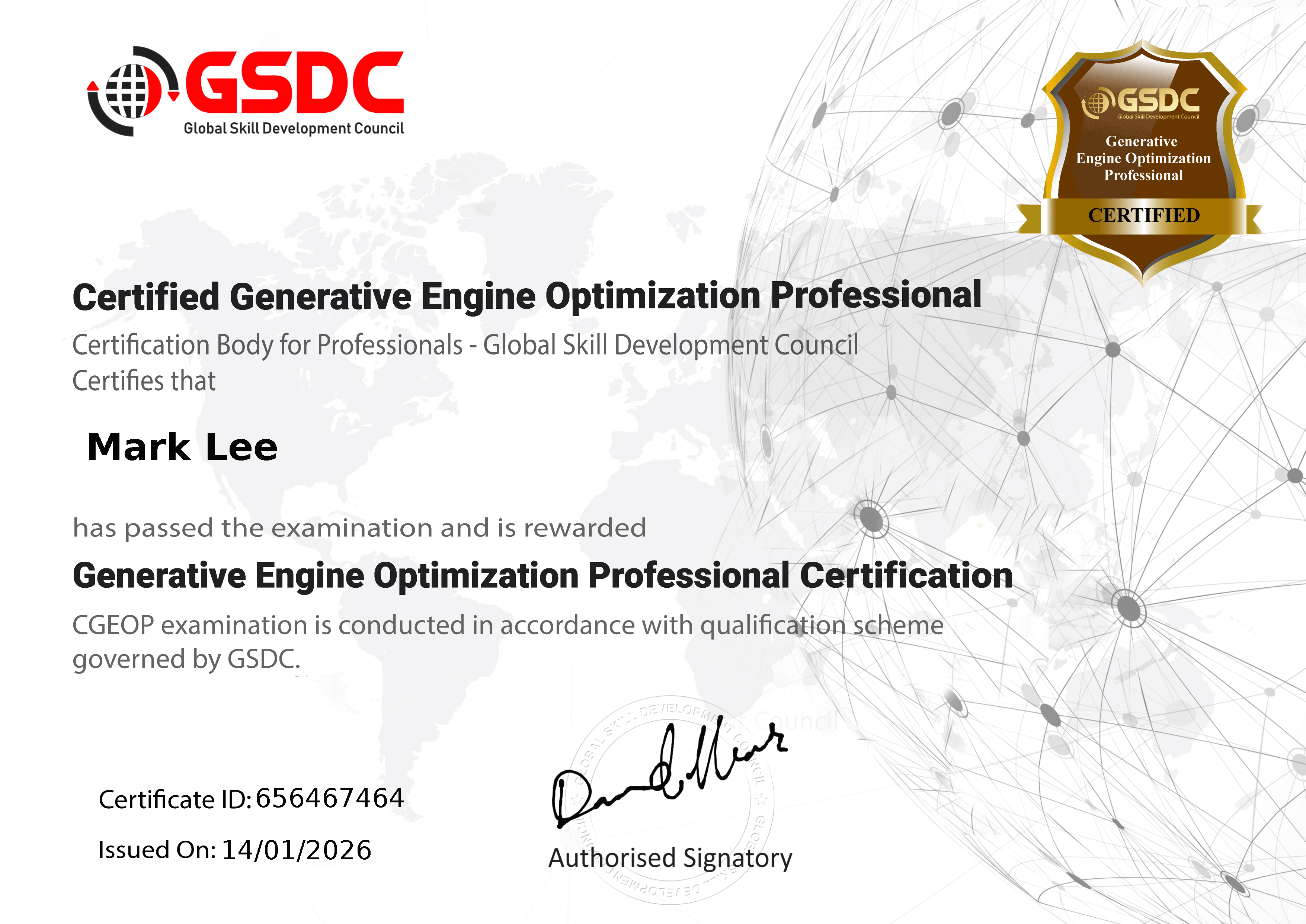 Generative AI Expert Certification Image