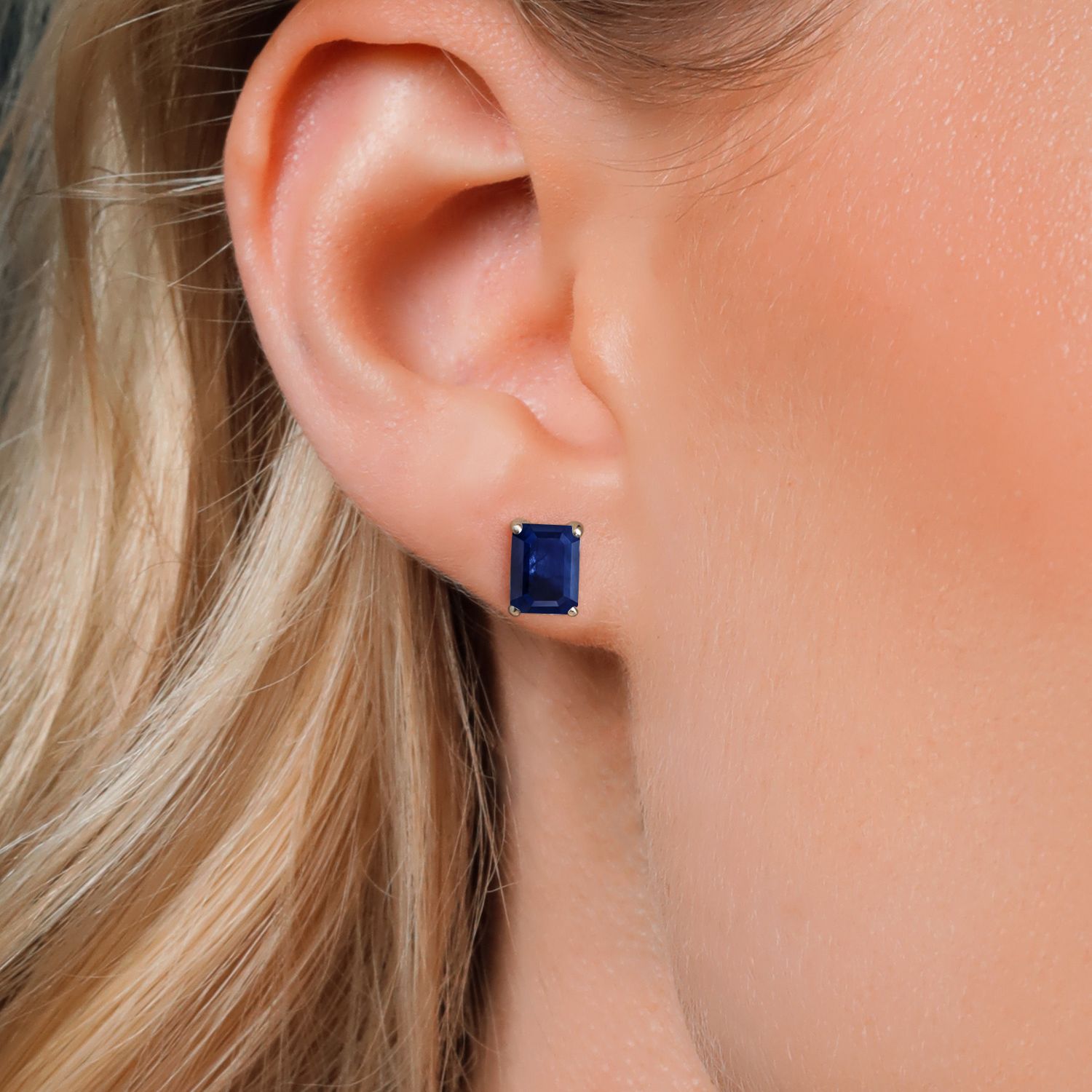 14K White Gold Amethyst Stud Earrings For Women (3.00 Cttw, Gemstone February - Picture 27 of 102