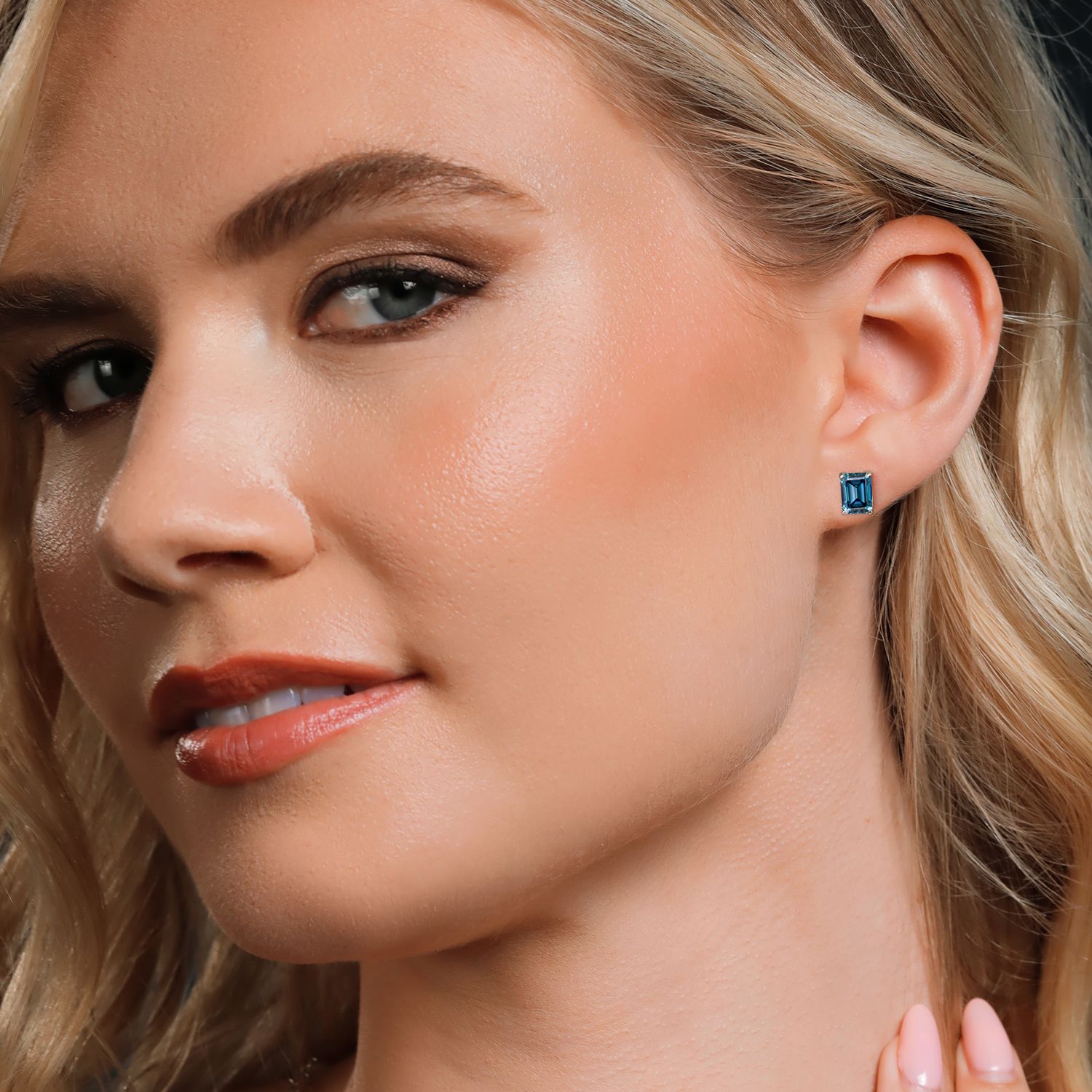 14K White Gold Amethyst Stud Earrings For Women (3.00 Cttw, Gemstone February - Picture 64 of 102