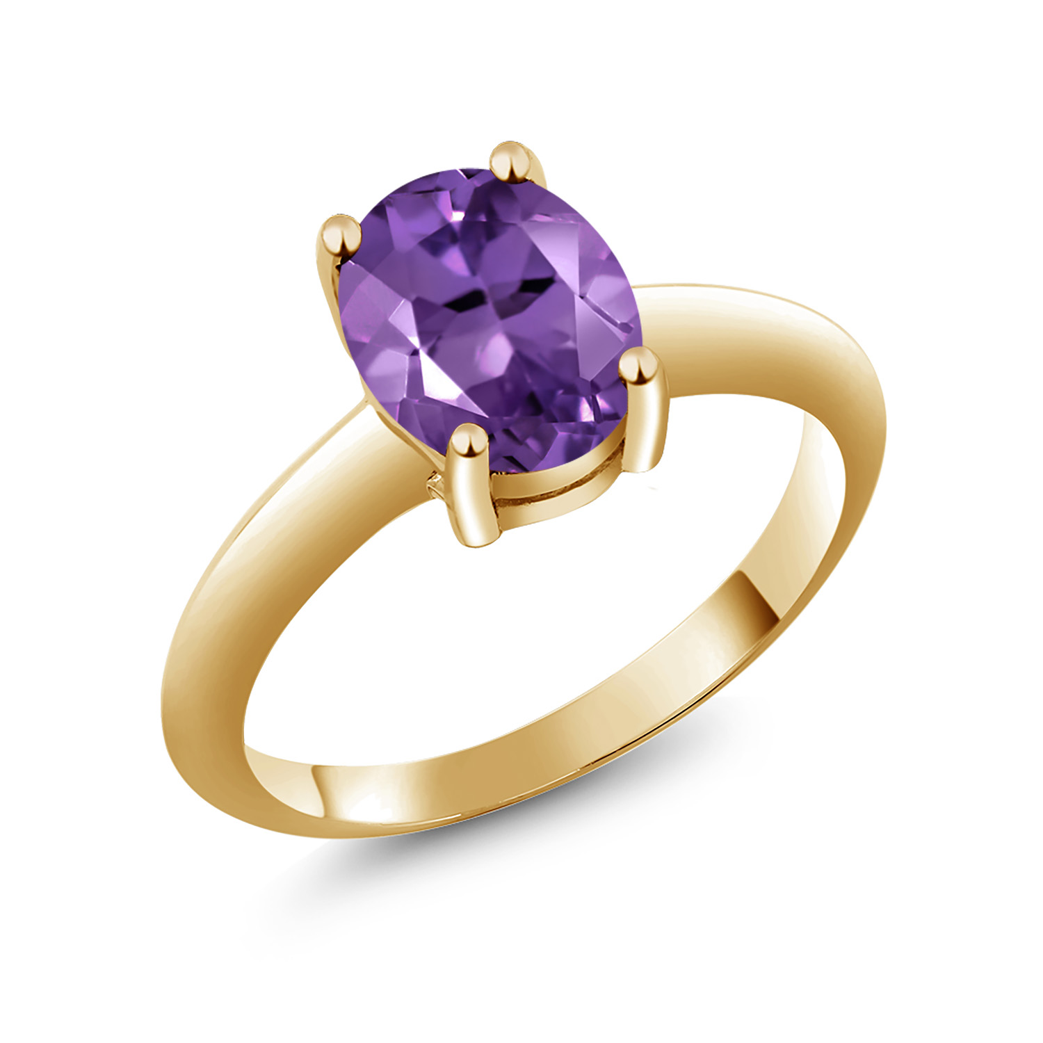 18K Yellow Gold Plated Silver Green Turquoise Solitaire Engagement Ring For - Picture 24 of 39