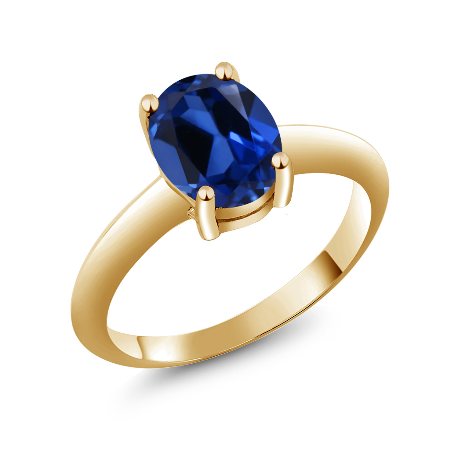 18K Yellow Gold Plated Silver Green Turquoise Solitaire Engagement Ring For - Picture 5 of 39