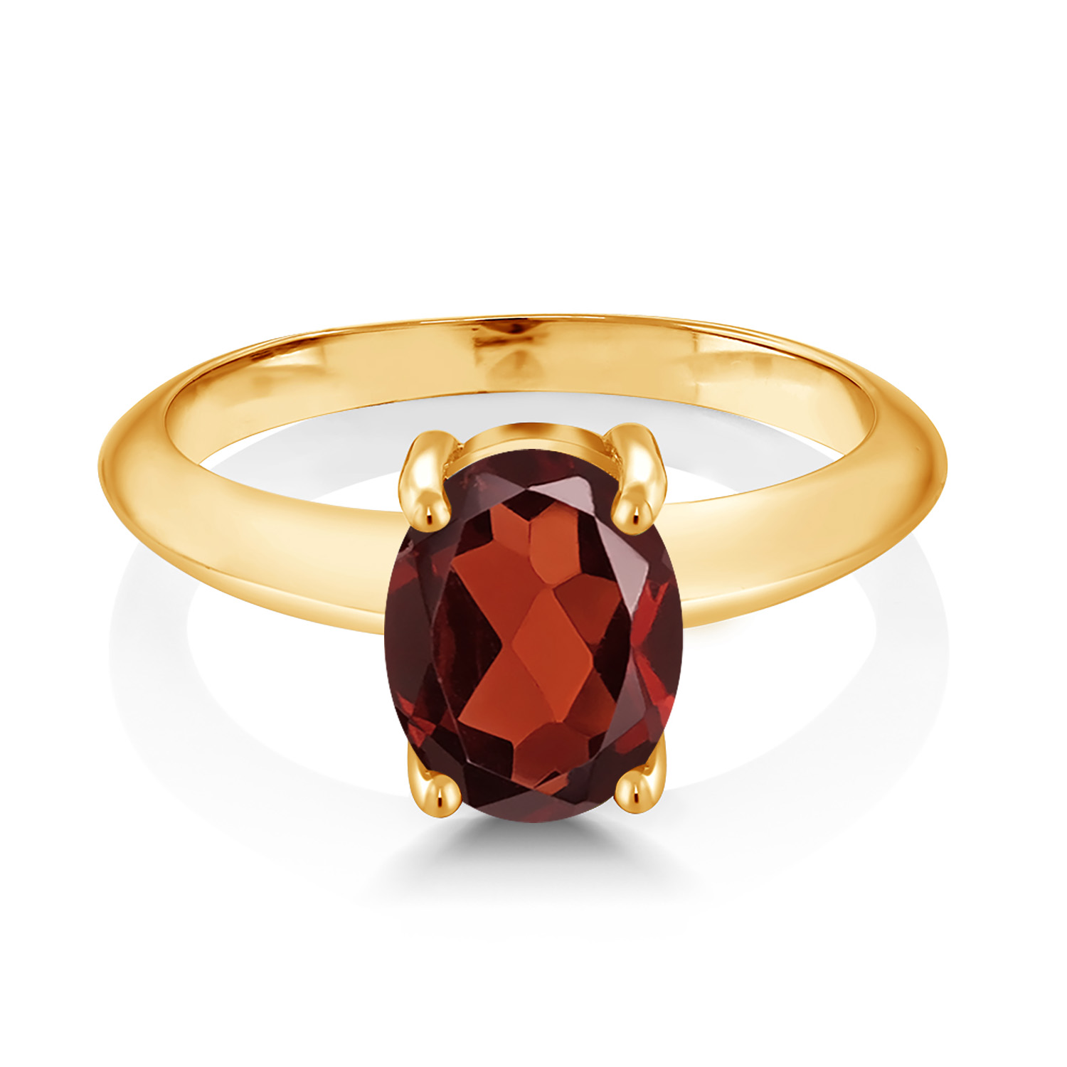 18K Yellow Gold Plated Silver Green Turquoise Solitaire Engagement Ring For - Picture 29 of 39