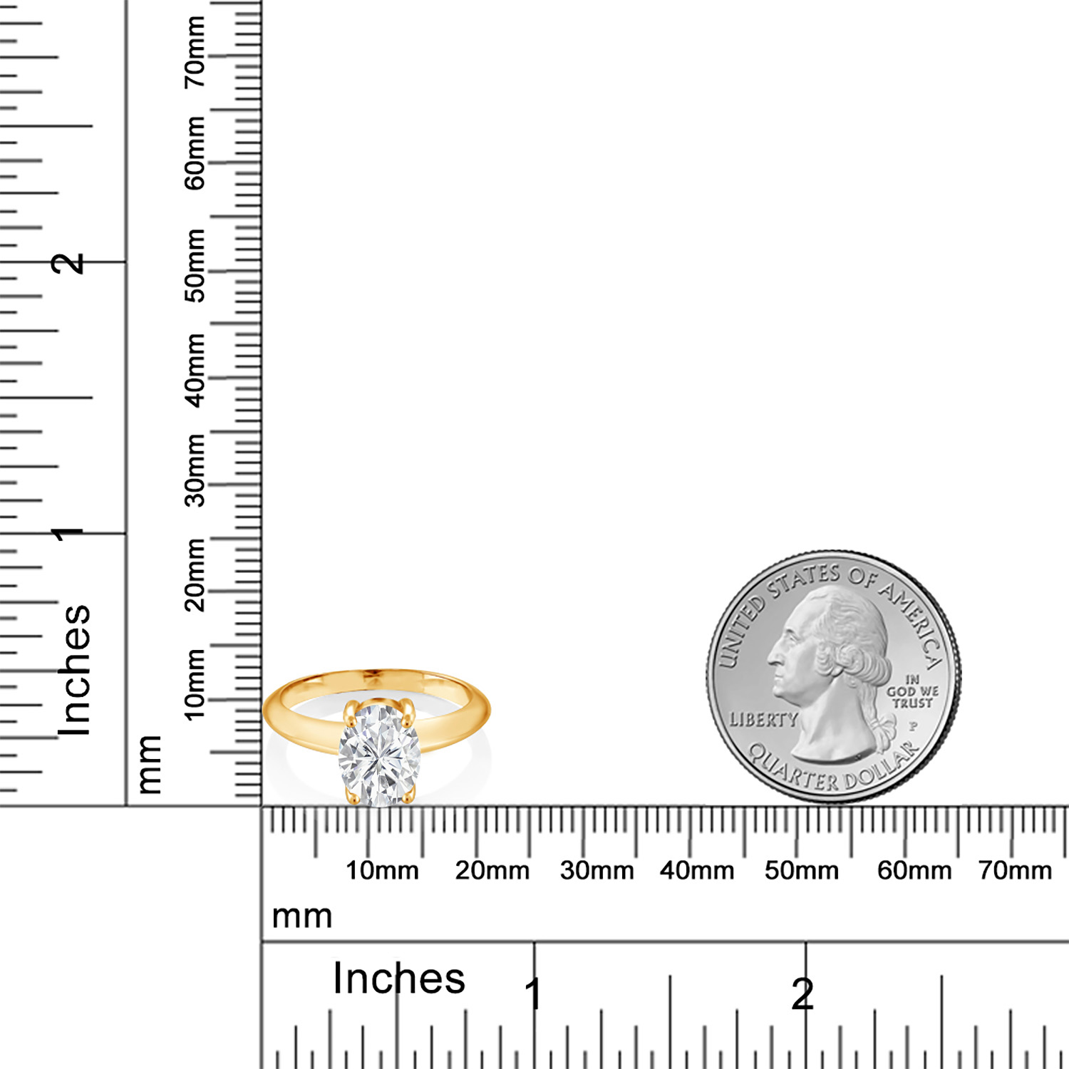 18K Yellow Gold Plated Silver Green Turquoise Solitaire Engagement Ring For - Picture 23 of 39