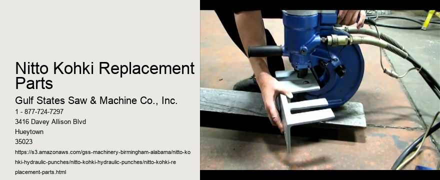 Nitto Kohki Replacement Parts