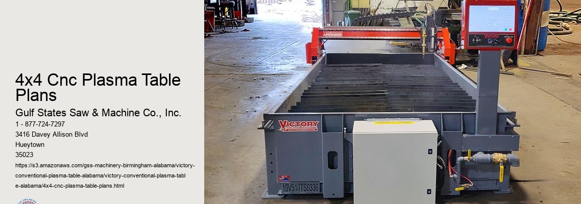 4x4 Cnc Plasma Table Plans