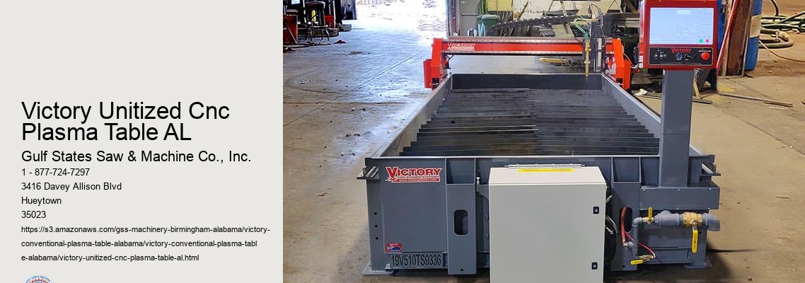 Victory Unitized Cnc Plasma Table AL