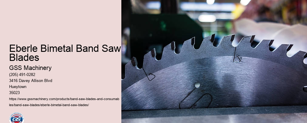 Eberle Bimetal Band Saw Blades