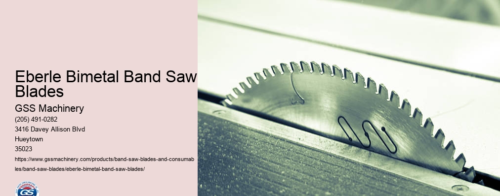 Eberle Bimetal Band Saw Blades